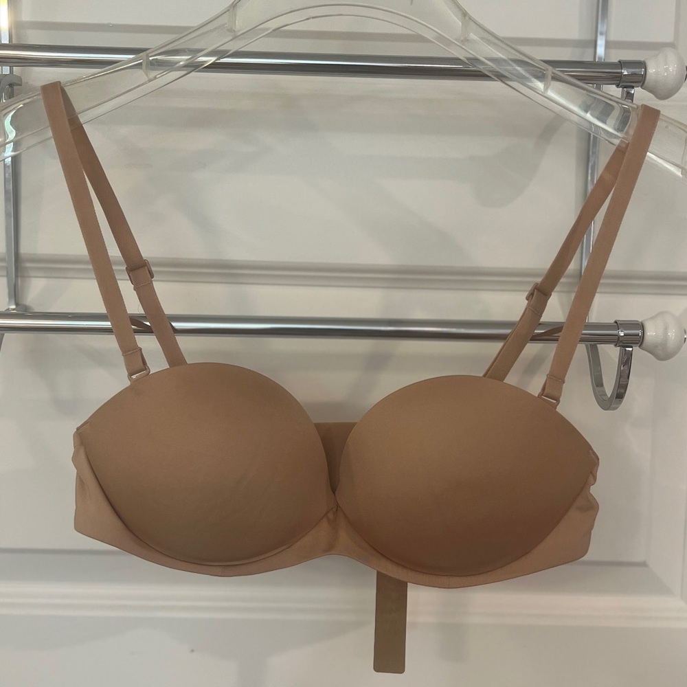 Skims Ultimate Push Up Strapless Bra Tan